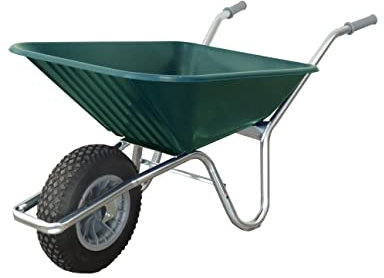 County Clipper Wheelbarrow (PUNCTURE PROOF WHEEL, GREEN)