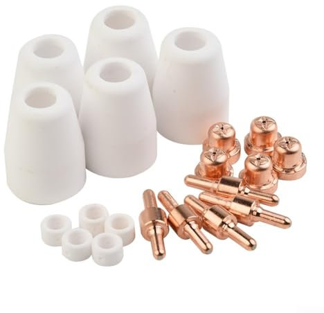Komplettes Set PT 31 Plasmabrenner Zubehör, 20pcs Spitzen Düse, hitzebeständig
