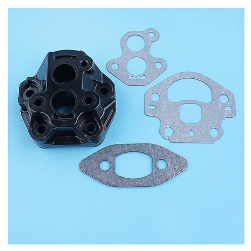 4 stücke Vergaser Adapter Ansaugkrümmer Dichtung Set for McCULLOCH CS340 CS380 CS 340 380 Kettensäge Ersatz Ersatzteile