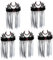 WRITWAA 5st Schwarze Mesh-krone Tiara Tod Dämon Tiara Halloween Vampir König Cosplay Halloween Blumenstirnband Halloween-kopfschmuck Spitze Schleier Stirnband Vintage Brautschleier