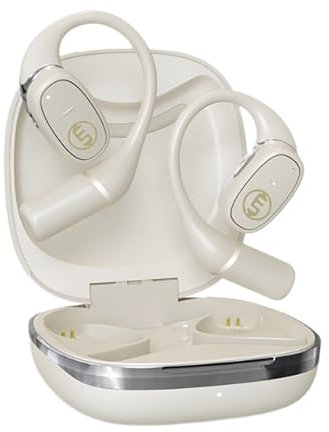 ESSONIO Open Ear Kopfhörer Bluetooth 5.3,IP54 wasserdicht 8 Stunden Musikgenuss, Tiefer Bass Wireless Earbud, Bequeme Sport-Kopfhörer, Geräuschunterdrückung bei Anrufen für Fahren, Arbeit