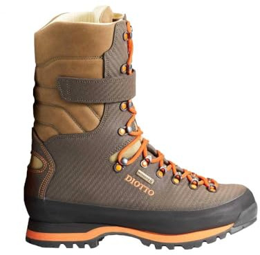 DIOTTO WOODLAND HV Stivali da Caccia e Escursionismo ad Alta Visibilità, Suola Vibram Fourà, Membrana WindtexPro