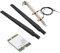 Remingtape 1730 Mbit/S für Dual Band Drahtlos AC 9560 Desktop Kit Bluetooth 5.0 802.11Ac M.2 CNVI 9560NGW WiFi Karte mit Antenne