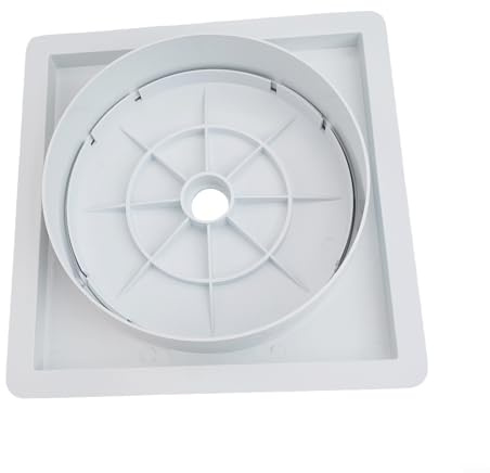 Homeponnew Für Hayward Skimmer-Verlängerung SP1091LX – 25 cm ABS-Kragen und Kappen-Set (für mittlere Skimmer, Installation ohne Werkzeug)