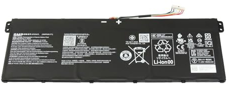 Acer AP23A7L originale Batteria 53Wh | per Aspire 16 (A16-71GM), Vero 16 (AV16-71P), Chromebook Spin 512 (R857T), TravelMate B3 (TMB312R-31)