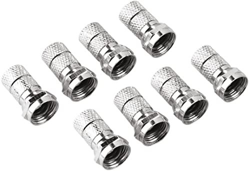 Vivanco STD F78A-N SAT F-Stecker (8 Stück, 7 mm)