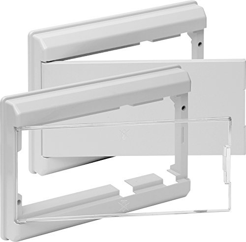 Solera 5213 Marco y Puerta para Caja de Distribución, Blanco