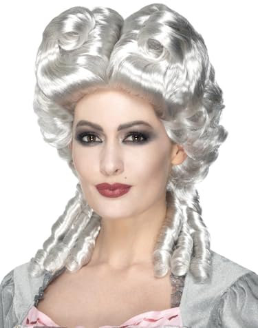 Smiffys Marie Antoinette Perücke, Weiß