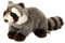 Uni-Toys - Waschbär - 23 cm (Länge) - Plüsch-Bär, Waldtier - Plüschtier, Kuscheltier