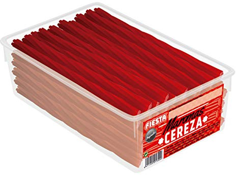 FIESTA Maromas Regaliz Dulce Sabor Cereza - Envase de 60 unidades