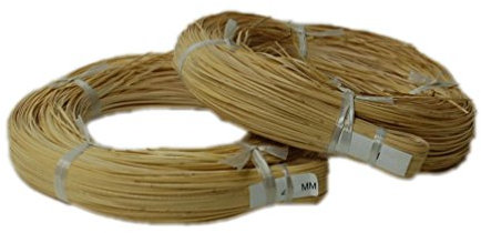 Desconocido Rejilla en Rama Natural de Mimbre para reparación de sillas, mecedoras o sillones de Forma Manual. Pack 150 g