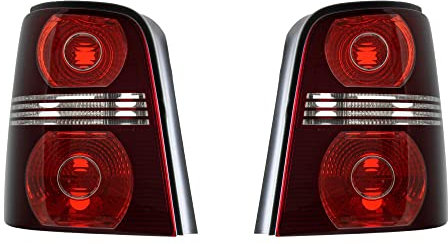 Heckleuchten Rückleuchten Rücklicht Set rechts & links Satz für Modell Touran (1T1/1T2) Baujahr: 10/2006-05/2010 Kunststoff ohne Lampenträger