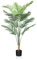 CROSOFMI Plantes Artificielles Deco Areca Palmier 130 cm Fausse Plante Interieur et Exterieur Plante Artificielle en Pot Plastique Salon Balcon Chambre Verte Décoration (1 Pack)