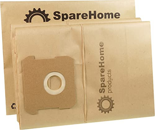 SpareHome® 10 Bolsas alta filtración compatibles con aspiradores Einhell 12L TC-VC1812S