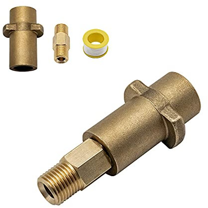 Fai Top Lavadora a Presión Cañón de Espuma Adaptador,1/4 Lanza de Espuma de Nieve Cabeza,Conector Macho de Cobre Compatible con Lavadoras a Presión Karcher Serie K2-K7