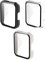 Braleto Cover Compatibile con Xiaomi RedMi Watch 2 Lite,2 in 1 Custodia Rigida Ultra Sottile HD Pellicola Protettiva per Xiaomi Mi Watch 2 Lite (Chiaro&Ivoire&Nero)