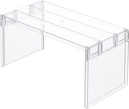 Estantes apilables para armarios, soluciones de almacenaje para armarios de Cocina, estantes de almacenaje apilables y ampliables.,14.7cm