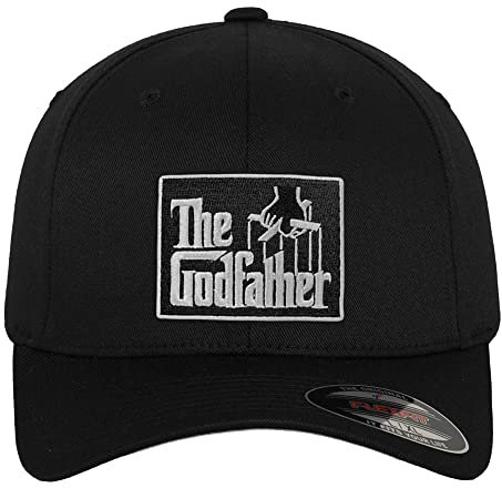 The Godfather Offizielles Lizenzprodukt Flexfit Baseball Cap (Schwarz), Small/Medium