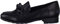 Jana Damen Loafer ohne Absatz Vegan Blockabsatz, Schwarz (Schwarz Nappa), 38 EU
