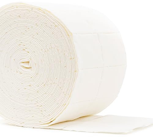 LALILL 500 Tampons - Tampons non pelucheux pour Cleaner, Aceton Remover - Lingettes Nageldesign Manucure - cellulose sans peluches - Gel, vernis, ongles