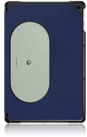 QINOUK Custodia per Google Pixel Tablet, [Funzione Stand] Smart Cover con Auto Sleep Wake, Custodia Protettiva in PU e PC Antigraffio, per Google Pixel Tablet-Blu