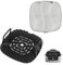 Swess Grill Grate and Replacement Splatter Shield for Ninja AG301 Foodi 5-in-1 Indoor Grill, Non-stick Griddle Stainless Steel Fine Mesh Screen AG300, AG301C, AG302, AG400
