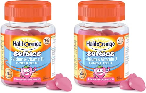 Haliborange Kids Calcium and Vitamin D Softies 30 (Pack of 2)