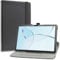 LiuShan Rotary Funda para DOOGEE T10E,Folio Soporte PU Cuero con Funda Caso para DOOGEE T10E /Blackview Tab 80 /Blackview Tab 10 WiFi/OSCAL Pad 7 Tablet 10 Pulgadas Android Tablet,Negro