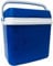 KROWN - Nevera Portátil Térmica, Azul y Blanco, Polipropileno, Ideal para Actividades al Aire Libre en el Jardín, Camping, Barbacoas, Picnic, Playa, Capacidad 32 L.