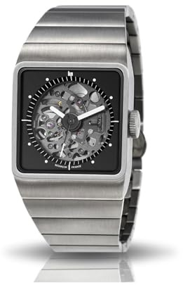 Lip Big TV Titan Men's Automatic Titanium Watch 671656, Black