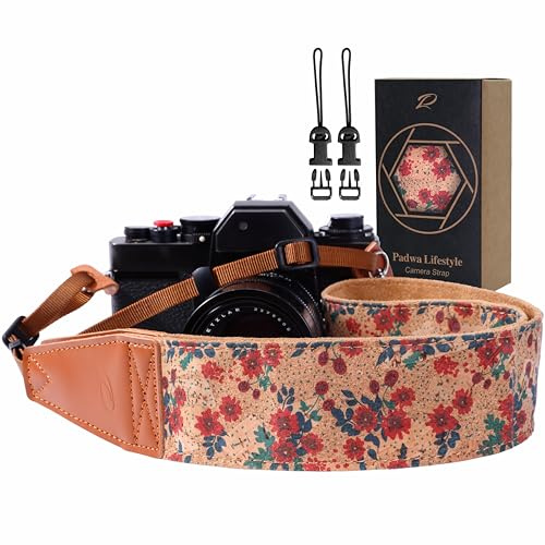 Padwa Lifestyle 2 Breiter Cord & Samt & Kork Kameragurt