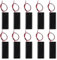 AEDIKO 10pcs AAA Battery Holder with Switch ON Off Case Back Cover 2x 1.5V Batteries Charger Holder Spring Clip Storage Box Cell Cable