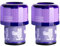 Confezione da 2 filtri di ricambio compatibili con Dyson V11 Absolute Extra, V11 Animal V11 Torque Drive Complete V15 Detect Cordless Aspirapolvere Lavabile, Filtro SV15, 970013-02 (2)