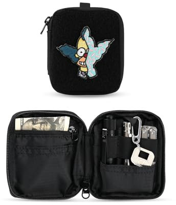 VIPERADE VE34 Mini EDC Taschenorganizer - Taktische Werkzeugtasche für Männer, EDC-Pouch kompakt mit YKK-Reißverschluss, Geldbörse und Allzwecktasche