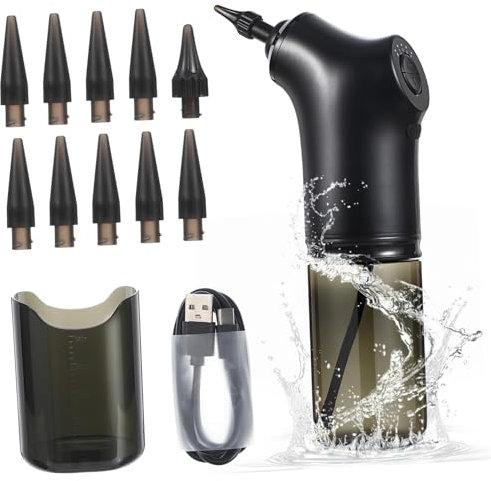 COLLBATH Kit De Eliminación De Cerumen Para Limpiador De Oídos Recargable De Alta Frecuencia Con Múltiples Modos