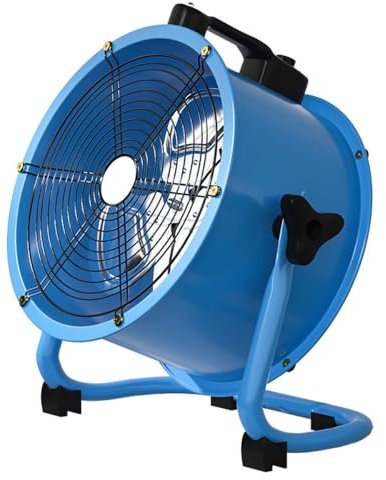 SFNIOKFG 12-Zoll-Hochgeschwindigkeits-Standventilator/Oszillationsventilator/Industrieventilator/Gewerblicher Ventilator/Außenventilator; 3 Geschwindigkeiten, Aluminium-Ventilatorflügel zur