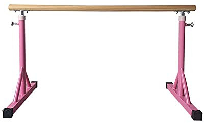 SdaryWare Stretching-Tanzstange Pilates, Fitness-Barre-Trainingsgeräte, freistehende tragbare Ballettstange Studio-Workout-Tanzgeräte (Pink 1,5 m)