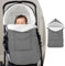 Fußsack für Kinderwagen Buggy, Baby Fußsack Schlafsack, Winter-Fußsack für Kinderwagen, Babyfußsack für Babyschale, Winterfußsack mit Reißverschluss, Waschbar Passend für Kinderwagen (1PC)