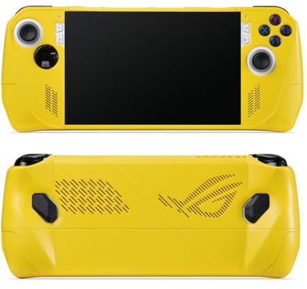 Protective Case for Asus ROG ALLY Gaming Console Handheld Console Protective Case with Surface Spray Paint and Contrasting Color (Yellow)