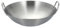SZLIFE Padella acciaio inox, due manici, fondo piatto argentato, per cuocere a, friggere, cucinare in casa, ristorante, Diametro 24 Cm