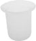 Yardenfun Vaso de Escobilla de Baño de Vidrio Esmerilado con Soporte para de Espacio para Hogar y Baños Públicos Diseño Antideslizante y Limpieza Material Duradero