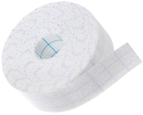 HEALEEP Selbstklebende Weiße Schweißabsorptionsaufkleber aus Vliesstoff für Kragen und Mützen Unsichtbar und Feuchtigkeitsabsorbierend für Blusen und Caps