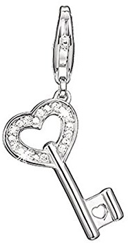 Esprit jw50186 Herzschlüssel Charm Anhänger Silber mit Zirkonia ESZZ90650A000