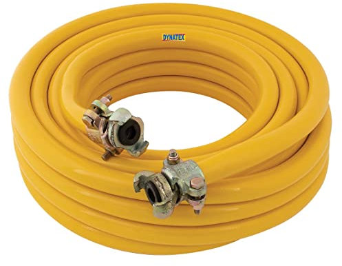 Compressor Air Hose 3/4 Plant Breaker 15 M Meter & Rubber Couplings (50ft) 2001300