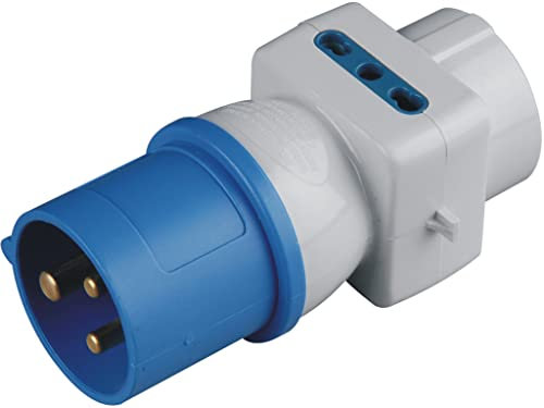 MAURER Adattatore Spina Cee-3 Prese Schuko 10/16A Materiale Elettrico Industriale