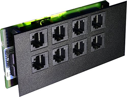 Agfeo - Frontabdeckung - Schwarz - 8 Ports