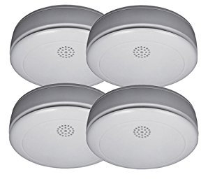 4er SET Rauchmelder mit 10 Jahres Batterie – Stummschaltfunktion - VdS Zertifiziert & Q-Siegel für höchste Qualität!