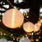 Lights4fun 3 x 10er XL LED Lampion Lichterkette warmweiß, koppelbar, strombetrieben mit Stecker – perfekte Garten-, Balkon- & Outdoor-Deko für stimmungsvolle Beleuchtung & Camping