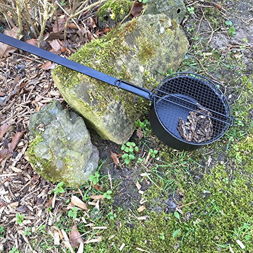 Antikas - Stieltopf Lagerfeuer, Popkorn-Topf, Mais auf dem Feuer Machen, Kindergeburtstag