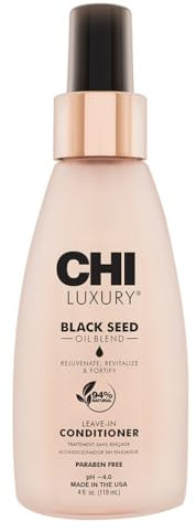 Luxury Black Seed Oil Leave-In Conditioner by CHI for Unisex - 4 oz Conditioner